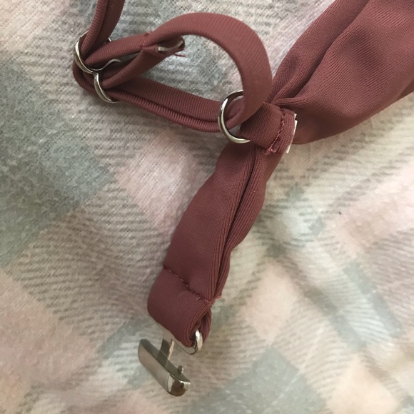 Sexy Red/Brown Knotted Bikini - Picture 3 of 4